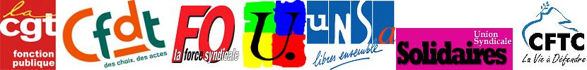 CGT-CFDT-FO-FSU-UNSA-Solidaires-CFTC