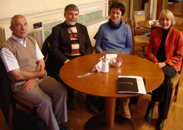 Daniel, Alain, Pascale et la snatrice Claudine Lepage